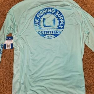 Huk Long Sleeve Mens L Shirt